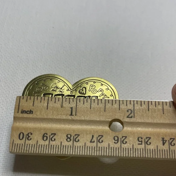 Coach Poppy Heart Belt Buckle - Picture 4 of 6